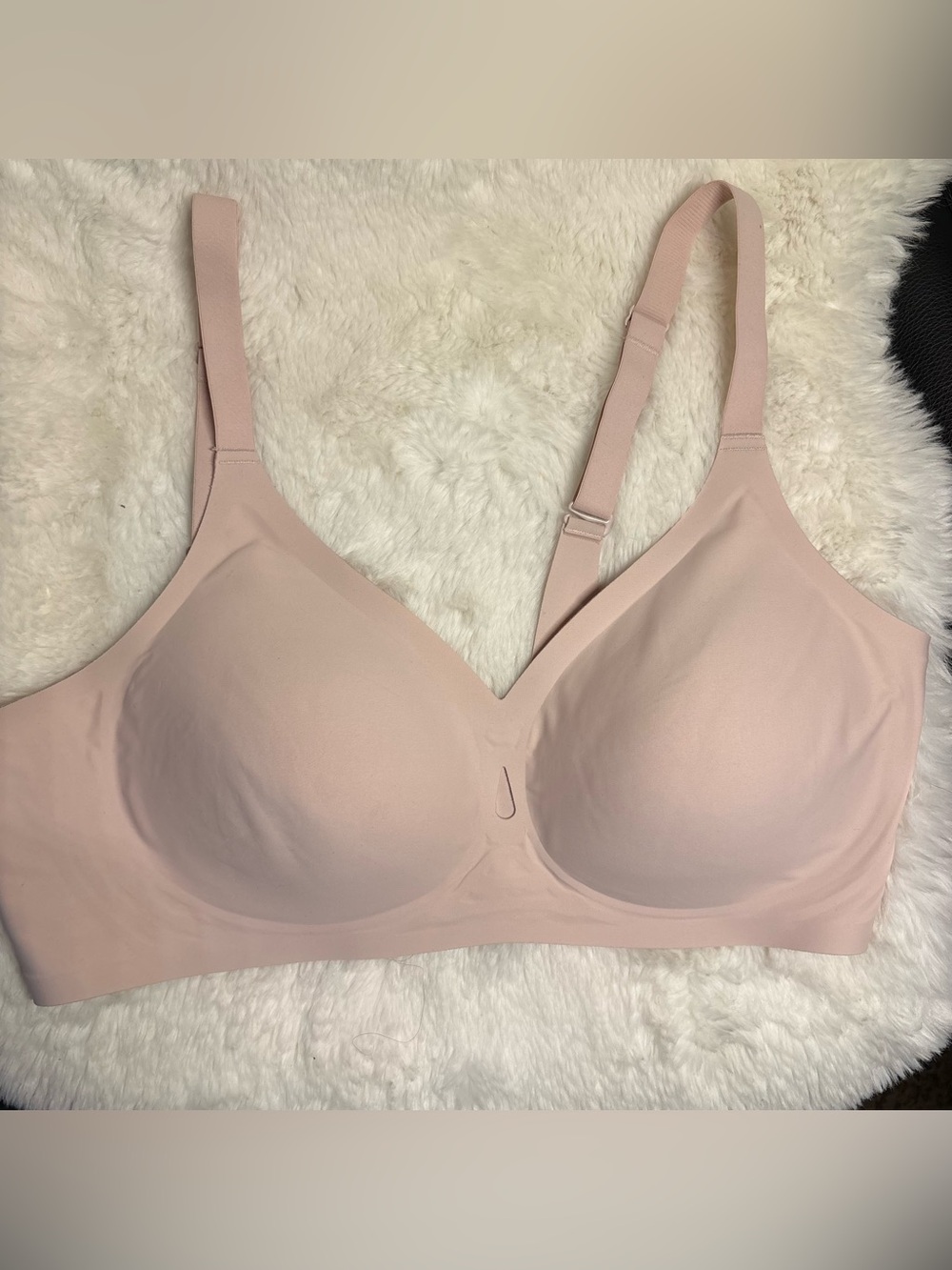 Light Pink Wireless Lounge Bra, NWOT, Size XL